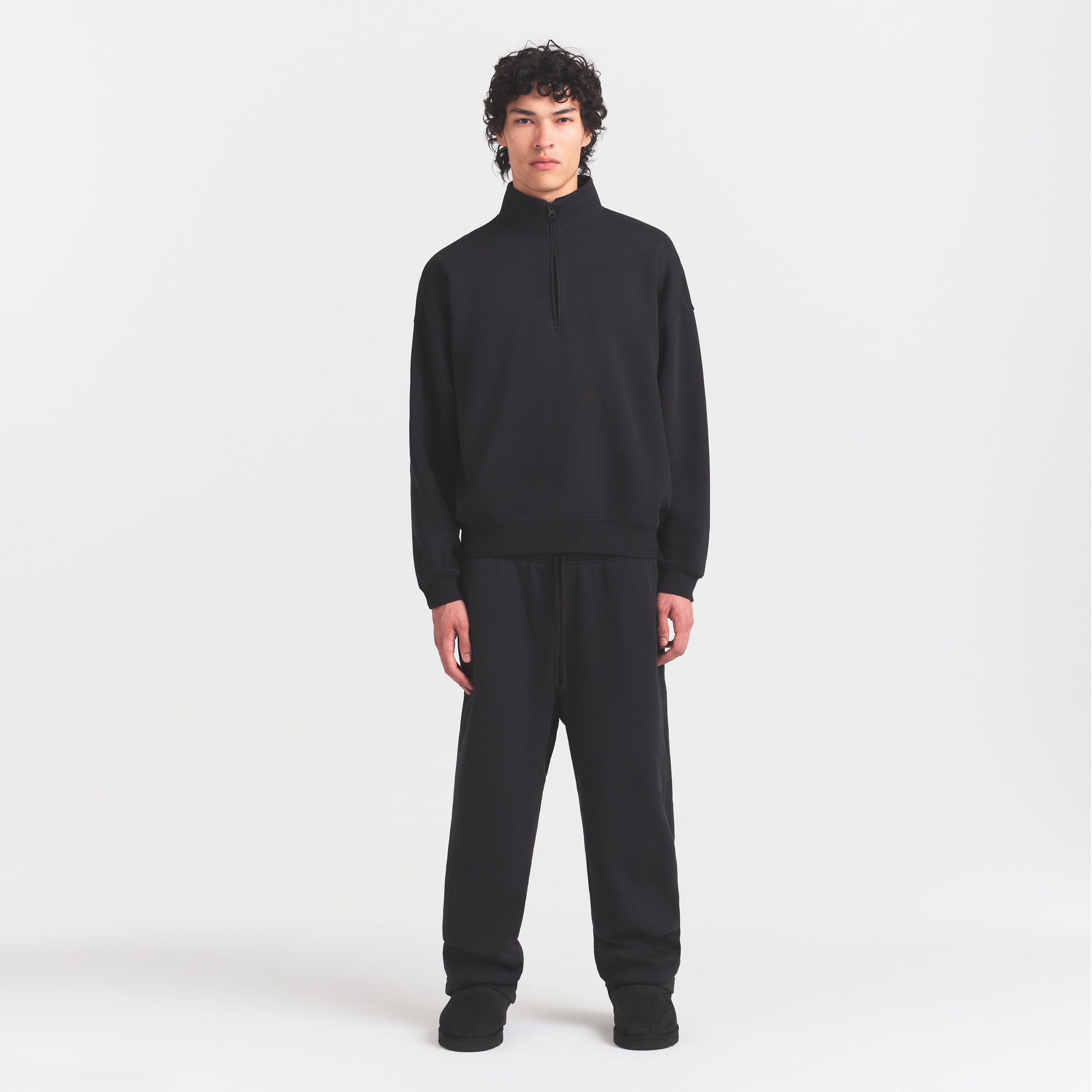 Mens Relaxed Quarter Zip