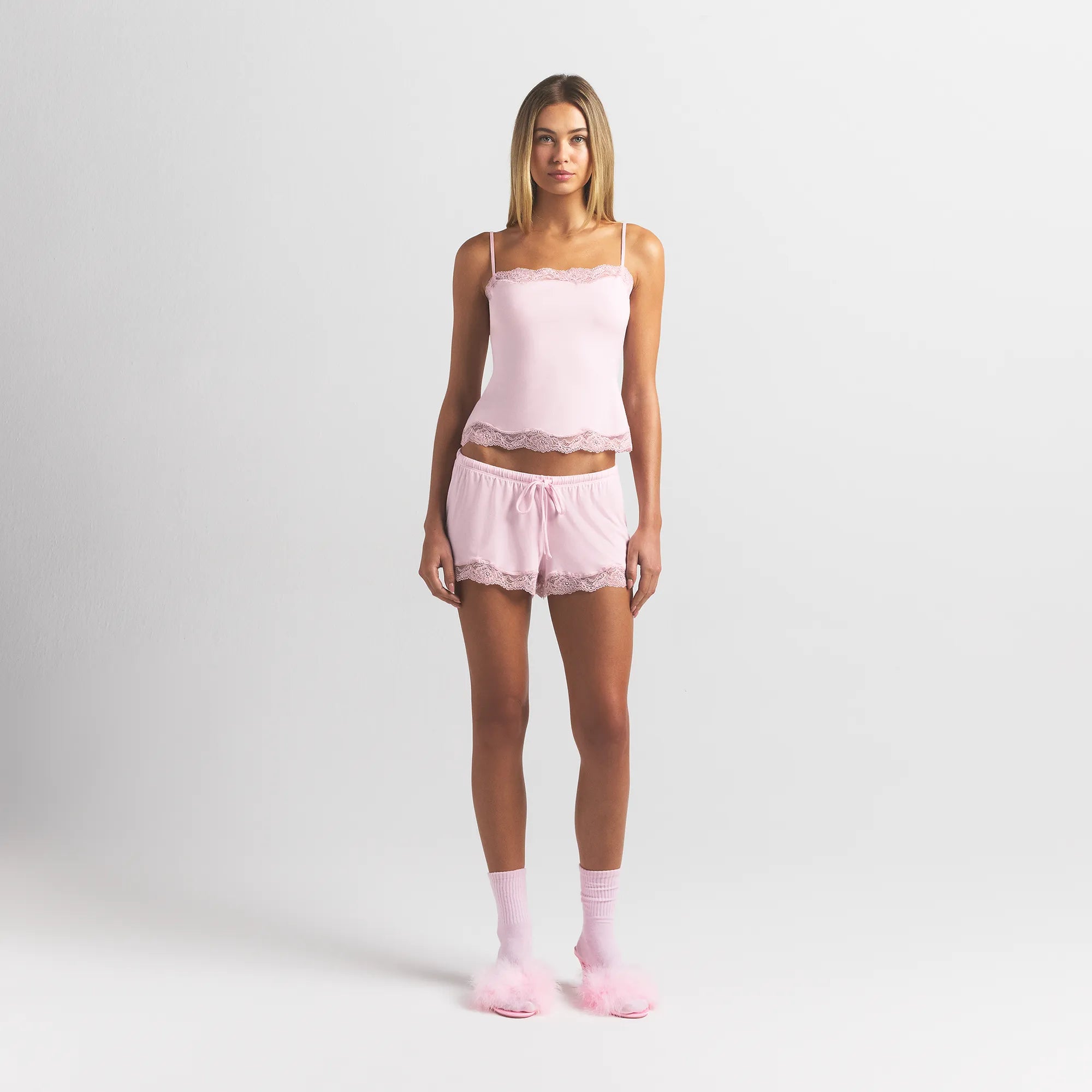 Lace Cami And Short Set