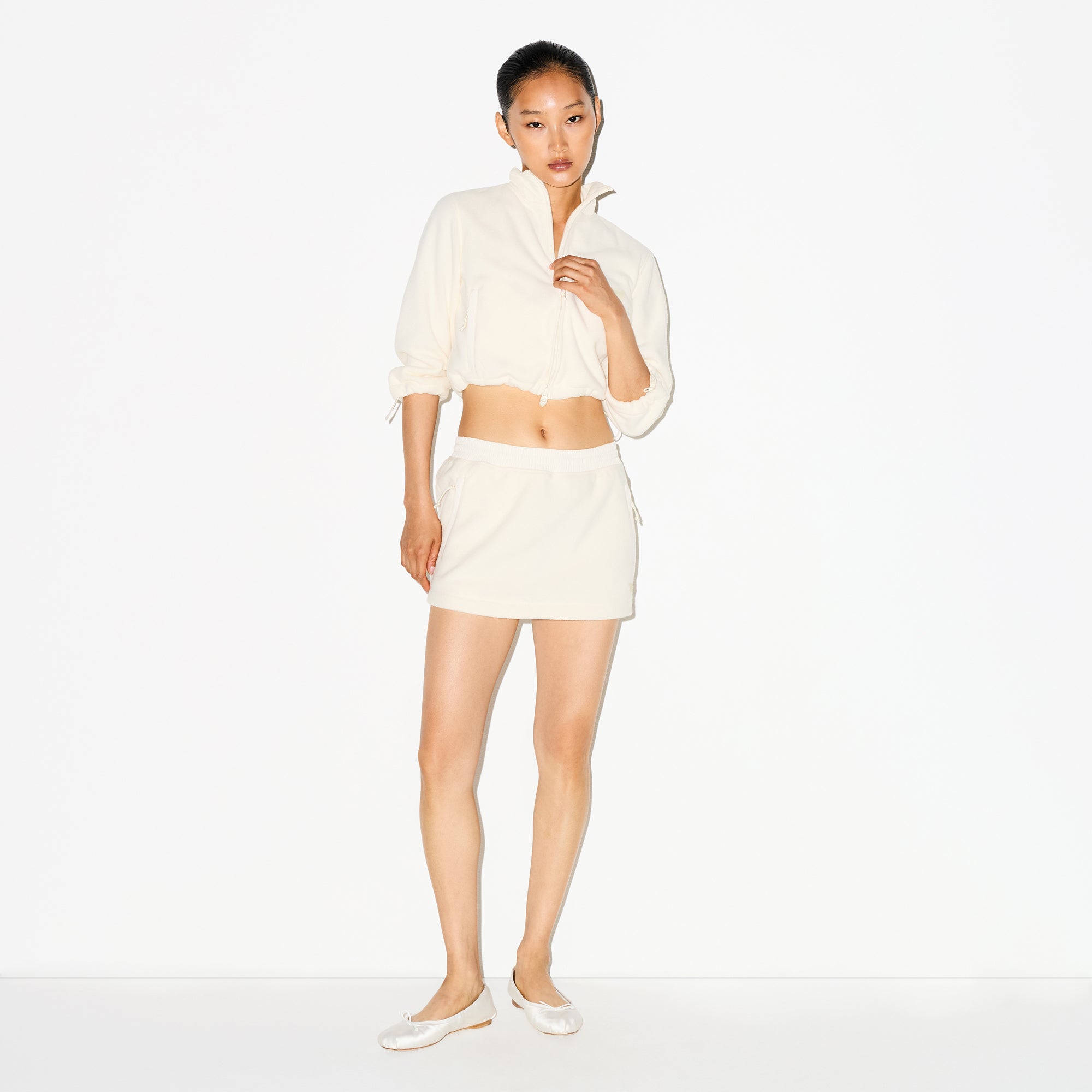 Cropped 3/4 Sleeve Jacket